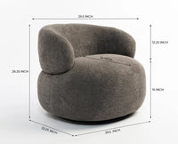 Camden Cotton One Seater Sofa Furniselan Dark Grey