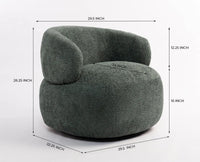 Camden Cotton One Seater Sofa Furniselan Green