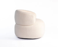 Camden Cotton One Seater Sofa Furniselan White