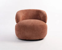 Camden Cotton One Seater Sofa Furniselan Rose Brown