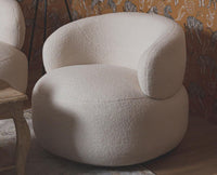 Camden Cotton One Seater Sofa Furniselan White