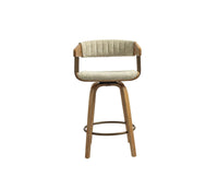 Camden Oslo Bar Chair  Swivel Counter Stool Furniselan Flecked Beige