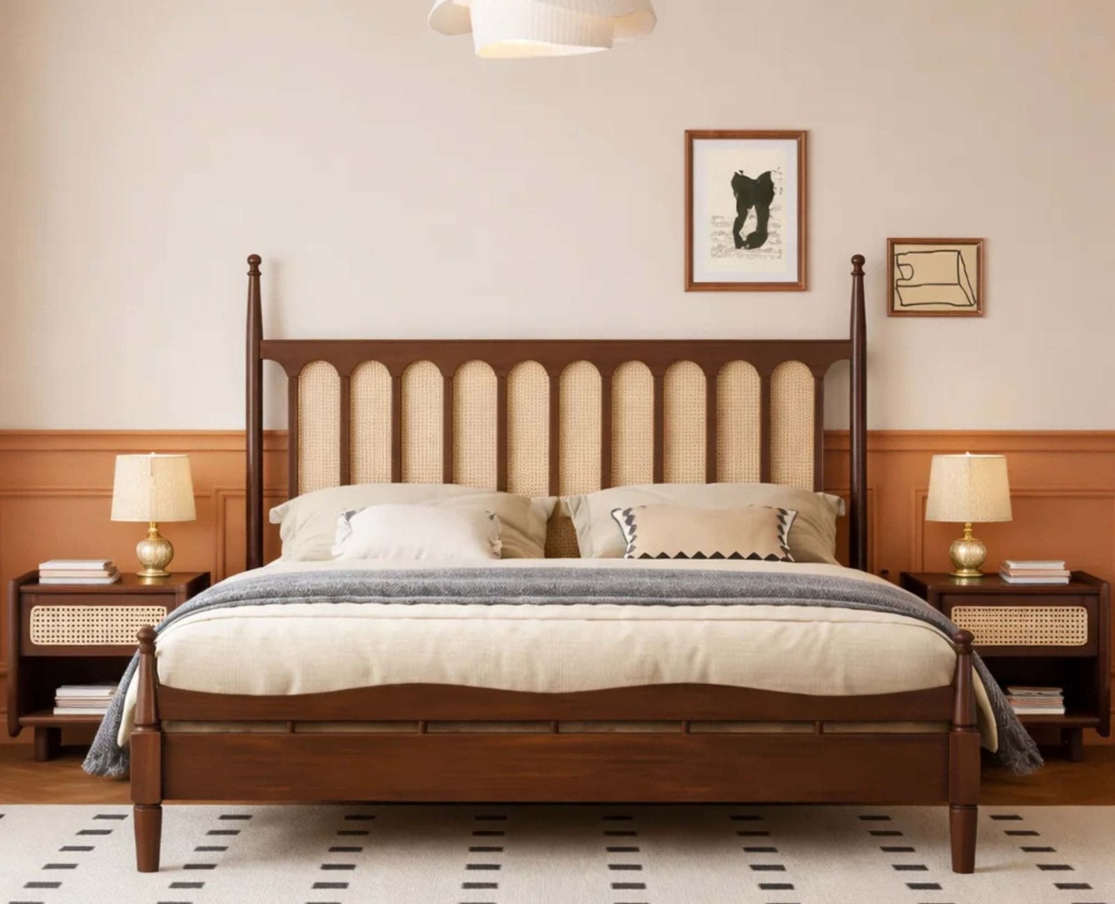 Helsinki Solid Wood Queen Size Bed (Copy) Furniselan