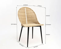 Celeste Chase Outdoor Chair – Modern Upholstered Dining Chair for Home & Café Light Tan