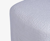 Chairlotte Carter Pouf White