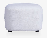 Chairlotte Carter Pouf White