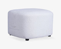Chairlotte Carter Pouf White