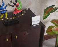 Chandigarh Solid Wood Sideboard Cabinet - Sideboard - Furniselan-Grey-Finish