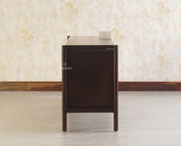Chandigarh Solid Wood Sideboard Cabinet - Sideboard - Furniselan-Grey-Finish