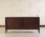 Chandigarh Solid Wood Sideboard Cabinet - Sideboard - Furniselan-Grey-Finish