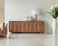 Chicago Solid Wood Three Door Storage Cabinet