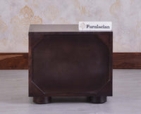 Chicago Solid Wood Two Drawer Bedside Table - Bedside Table - Furniselan