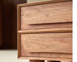 Chicago Solid Wood Two Drawer Bedside Table Furniselan