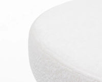 Clawz Cotton Ottoman White