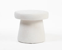 Clawz Cotton Ottoman White