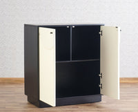 Colaba Two Door Multipurpose Wooden Sideboard Cabinet Furniselan Milky-White