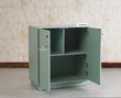 Colaba Two Door Multipurpose Wooden Sideboard Cabinet - Sideboard - Furniselan Silt-Green