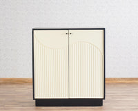 Colaba Two Door Multipurpose Wooden Sideboard Cabinet Furniselan Milky-White