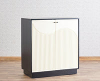 Colaba Two Door Multipurpose Wooden Sideboard Cabinet Furniselan Milky-White