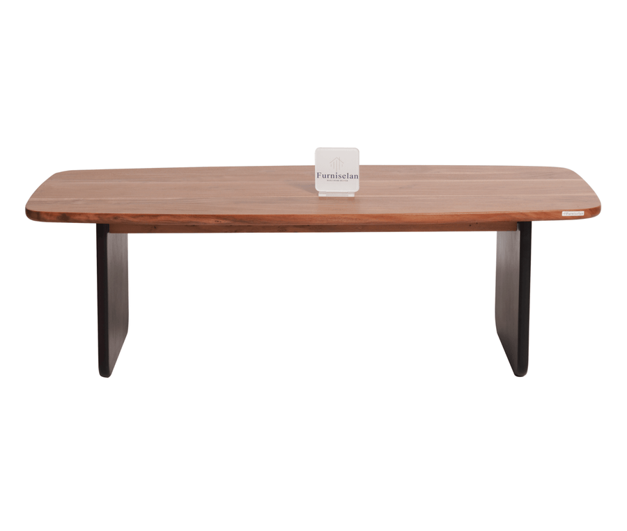 Columbus Solid Wood Coffee Table - Coffee Table - Furniselan - Natural-Top