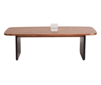 Columbus Solid Wood Coffee Table - Coffee Table - Furniselan - Natural-Top