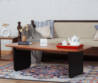 Columbus Solid Wood Coffee Table - Coffee Table - Furniselan - Natural-Top