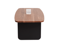 Columbus Solid Wood Coffee Table - Coffee Table - Furniselan - Natural-Top
