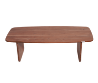 Columbus Solid Wood Coffee Table - Coffee Table - Furniselan - Natural-Finish