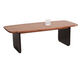 Columbus Solid Wood Coffee Table - Coffee Table - Furniselan - Natural-Top