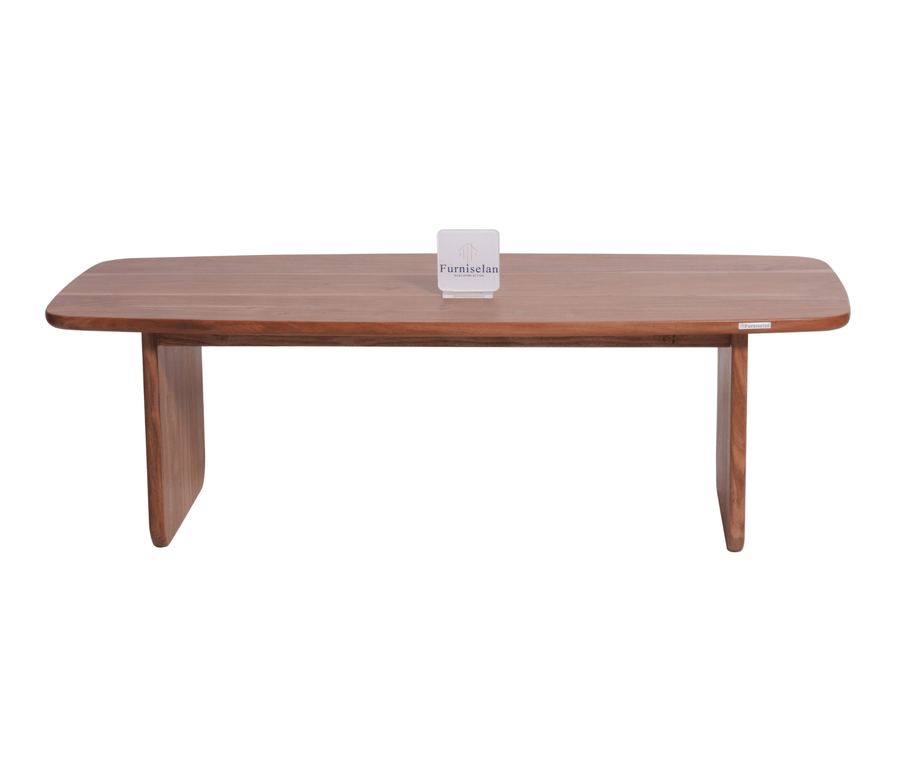 Columbus Solid Wood Coffee Table - Coffee Table - Furniselan - Natural-Finish