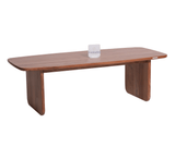 Columbus Solid Wood Coffee Table - Coffee Table - Furniselan - Natural-Finish