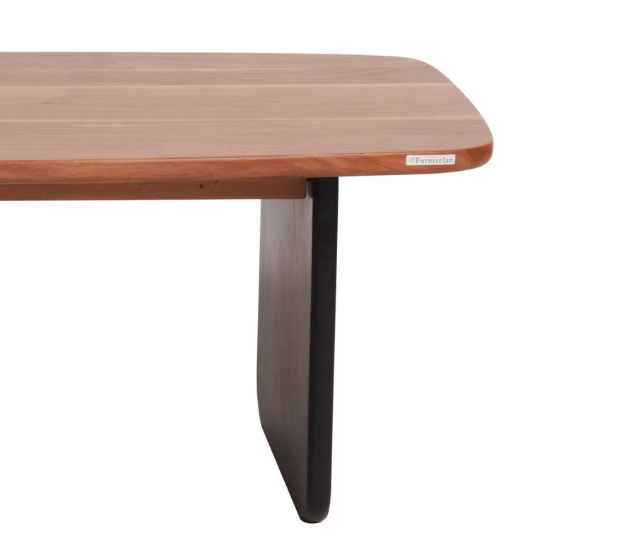 Columbus Solid Wood Coffee Table - Coffee Table - Furniselan - Natural-Top
