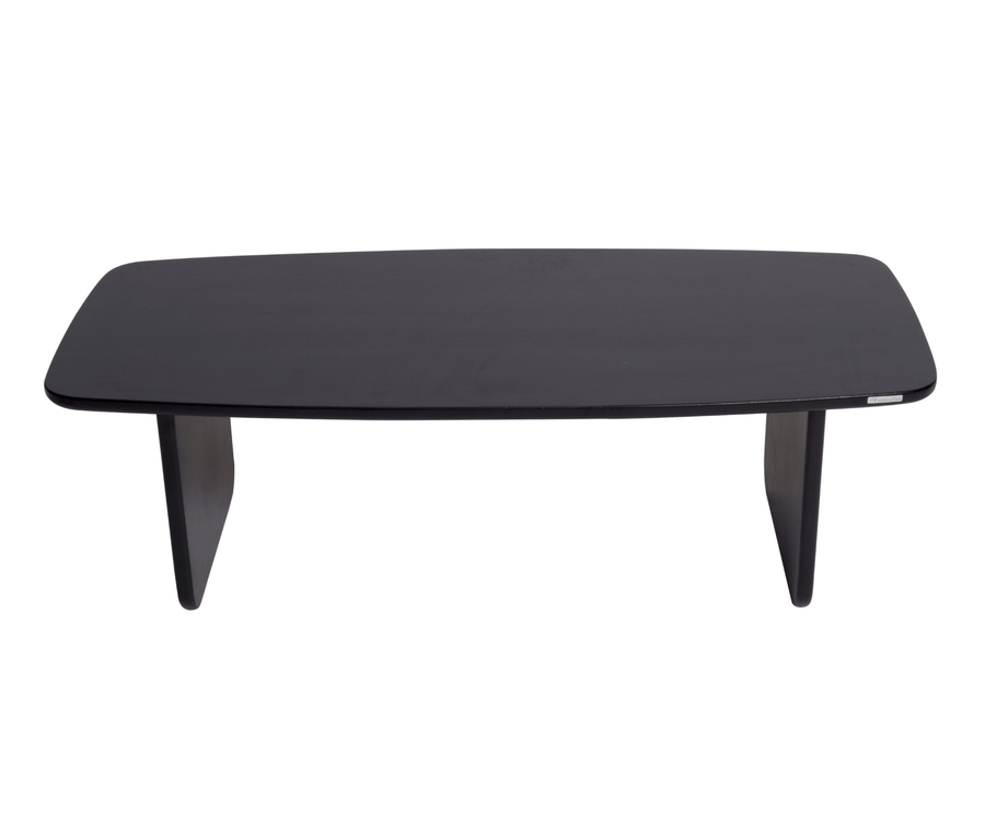 Columbus Solid Wood Coffee Table - Coffee Table - Furniselan - Black-Finish