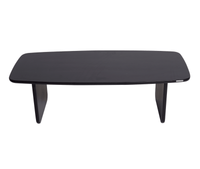 Columbus Solid Wood Coffee Table - Coffee Table - Furniselan - Black-Finish