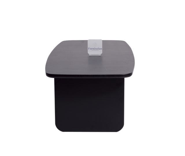 Columbus Solid Wood Coffee Table - Coffee Table - Furniselan - Black-Finish
