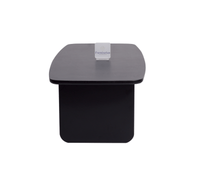 Columbus Solid Wood Coffee Table - Coffee Table - Furniselan - Black-Finish