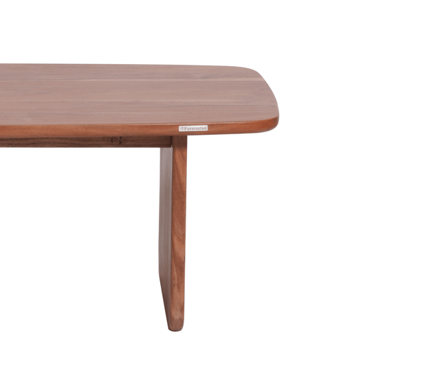 Columbus Solid Wood Coffee Table - Coffee Table - Furniselan - Natural-Finish