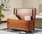 Colva Solid wood Storage Trunk Box - Trunks & Cabinets - Furniselan - Brown-Finish