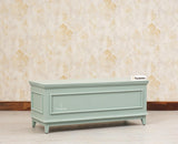 Colva Solid wood Storage Trunk Box - Trunks & Cabinets - Furniselan -Silt-Green
