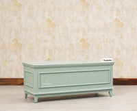 Colva Solid wood Storage Trunk Box - Trunks & Cabinets - Furniselan -Silt-Green