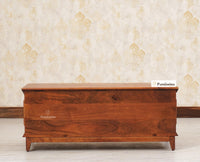 Colva Solid wood Storage Trunk Box - Trunks & Cabinets - Furniselan - Brown-Finish