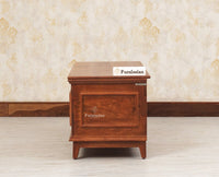 Colva Solid wood Storage Trunk Box - Trunks & Cabinets - Furniselan - Brown-Finish