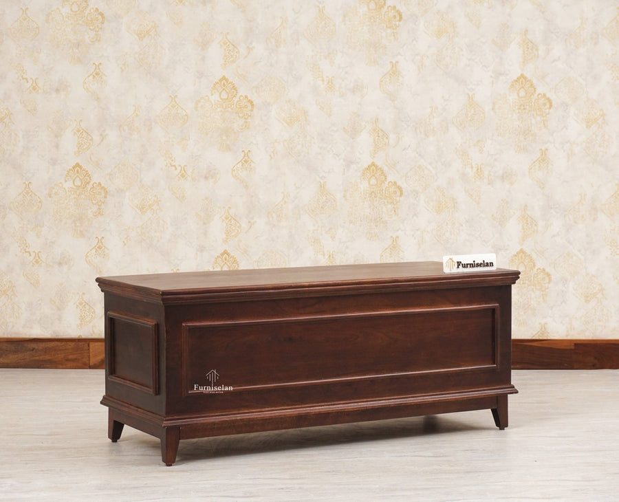 Colva Solid wood Storage Trunk Box - Trunks & Cabinets - Furniselan  - Grey-Finish