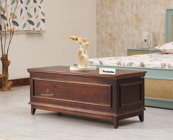 Colva Solid wood Storage Trunk Box - Trunks & Cabinets - Furniselan