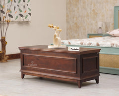 Colva Solid wood Storage Trunk Box - Trunks & Cabinets - Furniselan  - Grey-Finish