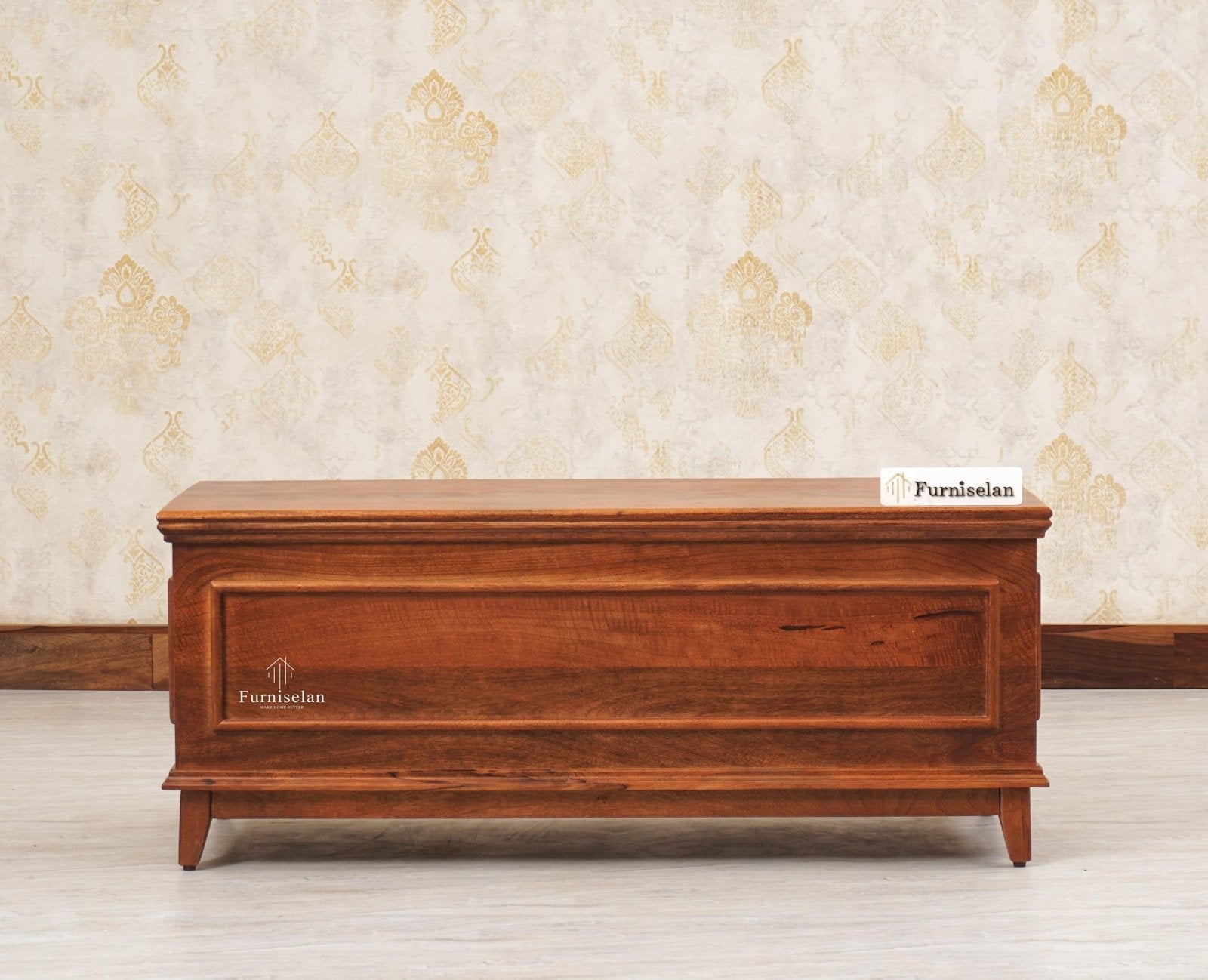 Buy Online Colva Solid wood Storage Trunk Box