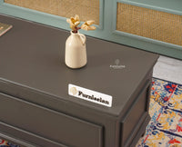 Colva Solid wood Storage Trunk Box - Trunks & Cabinets - Furniselan - Slate-Grey