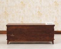 Colva Solid wood Storage Trunk Box - Trunks & Cabinets - Furniselan  - Grey-Finish