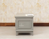 Colva Solid wood Storage Trunk Box - Trunks & Cabinets - Furniselan - Cool-Grey