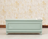 Colva Solid wood Storage Trunk Box - Trunks & Cabinets - Furniselan -Silt-Green